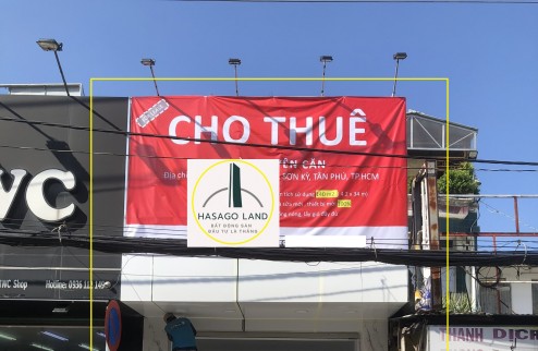 SỐC-Cho thuê nhà  Tân Sơn Nhì 3 Lầu, DTSD: 158m2, 14Triệu